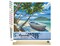 Figured'Art Paint by Numbers for Adults Boat under the Coconut trees 16"x20" - Craft Art Painting Rolled Canvas with DIY wooden frame